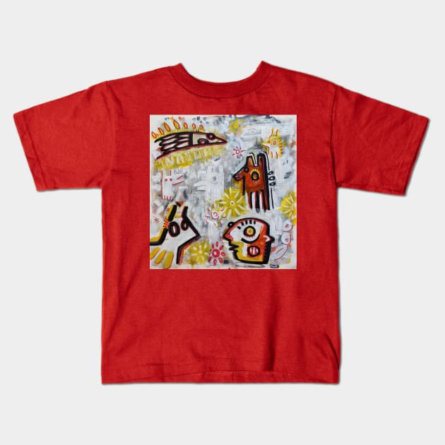 WINTER NATURE Kids T-Shirt by Angel Rivas